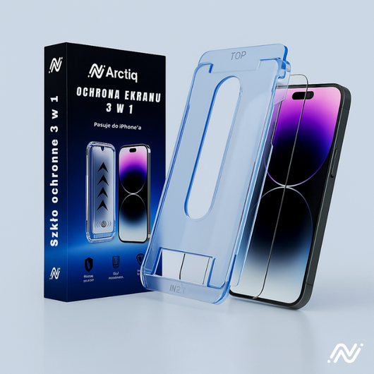 Arctiqo™ 3-w-1 szkło ochronne