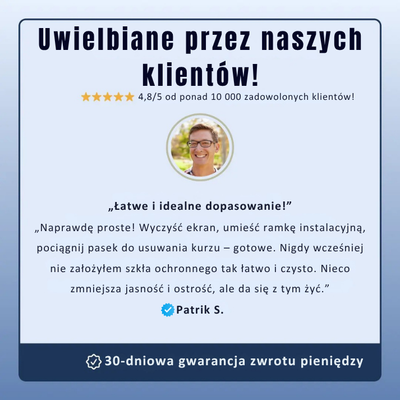 Arctiqo™ 3-w-1 szkło ochronne