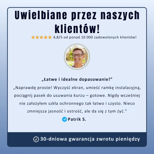 Arctiqo™ 3-w-1 szkło ochronne