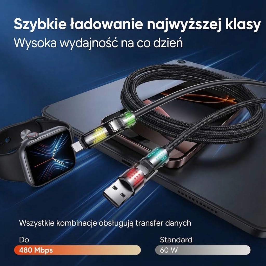 Arctiqo 4-i-1 Kabel - 240W